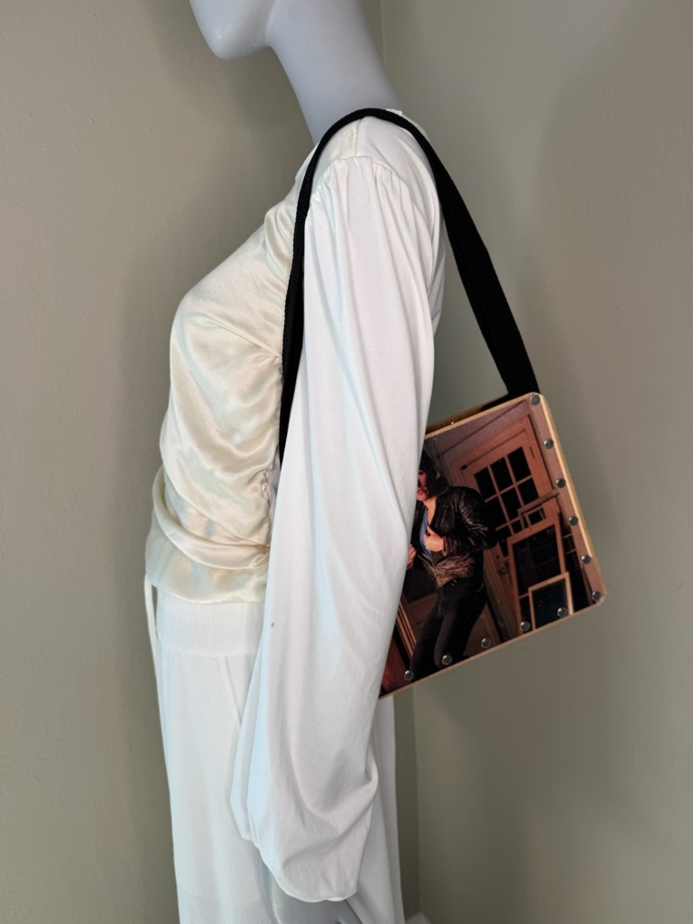 RARE Bruce Springsteen Vintage Vinyl Record Handbag “The River” - Picture 5 of 16